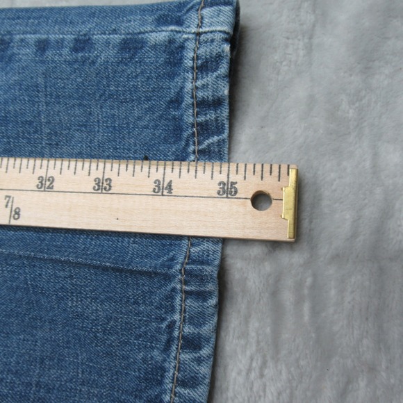 Cinch Green Label Jeans Mens 35x35 Blue Denim Bootcut Medium Wash Classic Fit - Picture 14 of 16